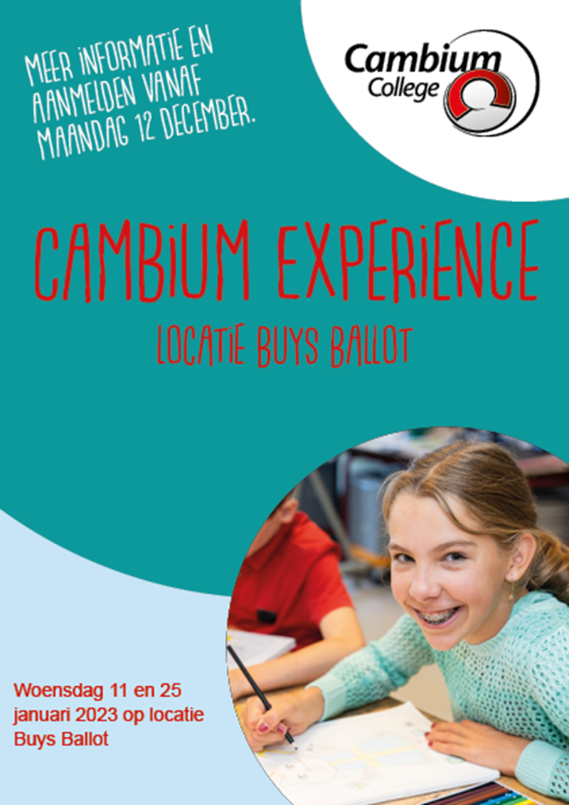 Cambium Experience - Locatie Buys Ballot